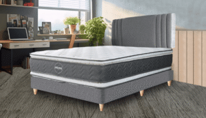 colchon oasis gris combo