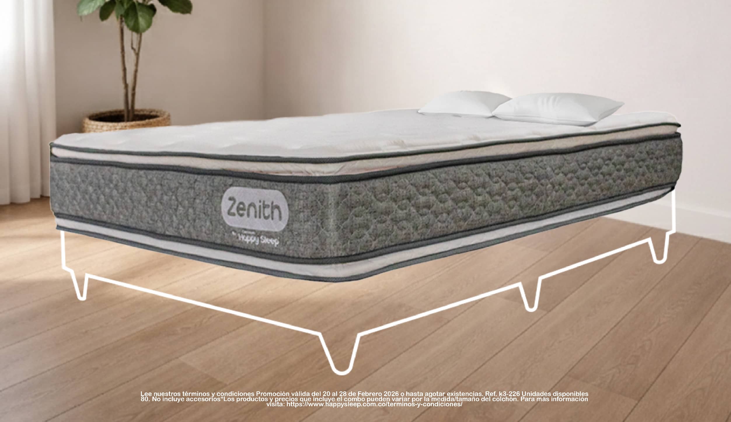 colchon zenith promocion febrero 2026