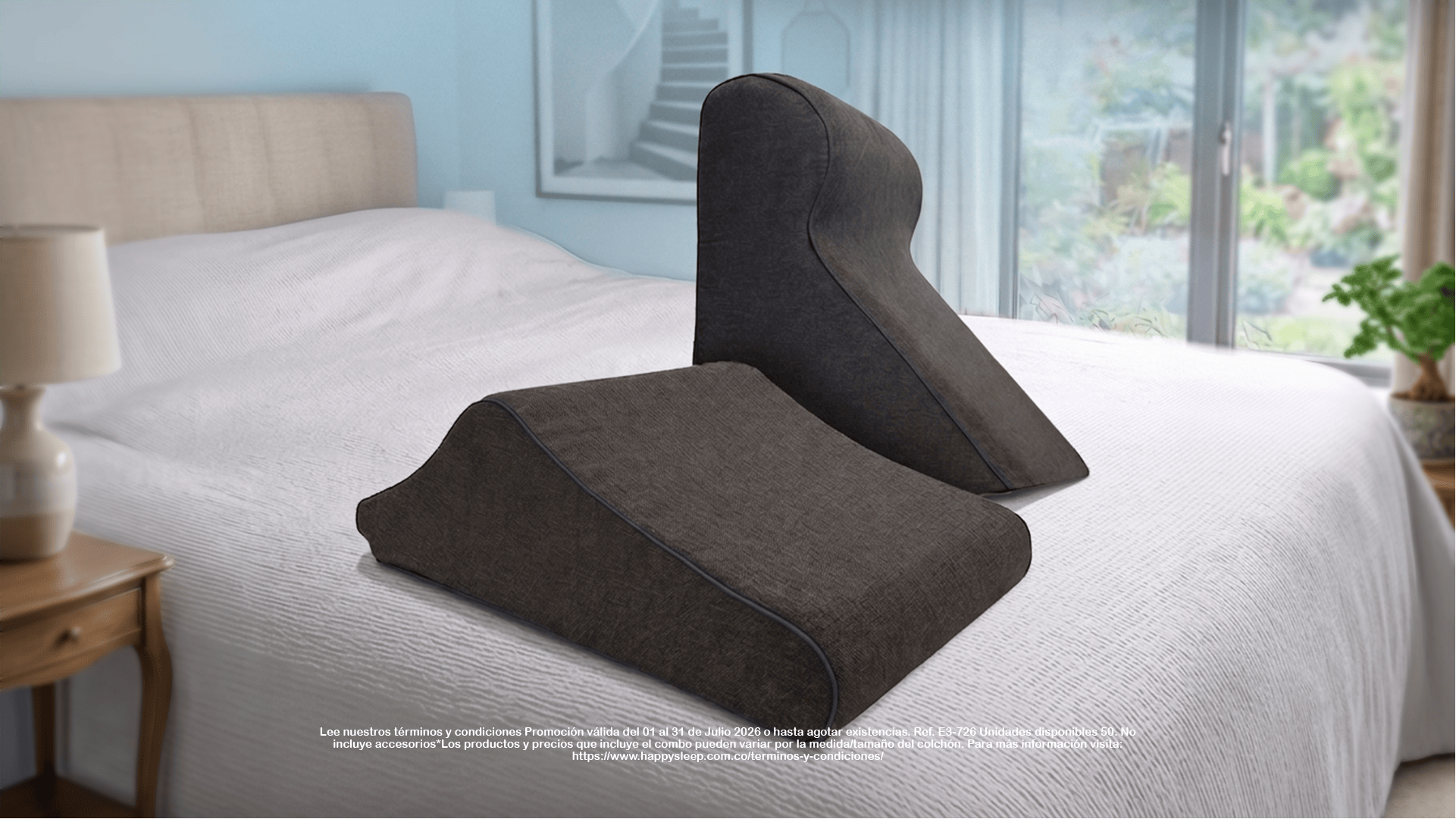 cojin tv back + cojin leg confort