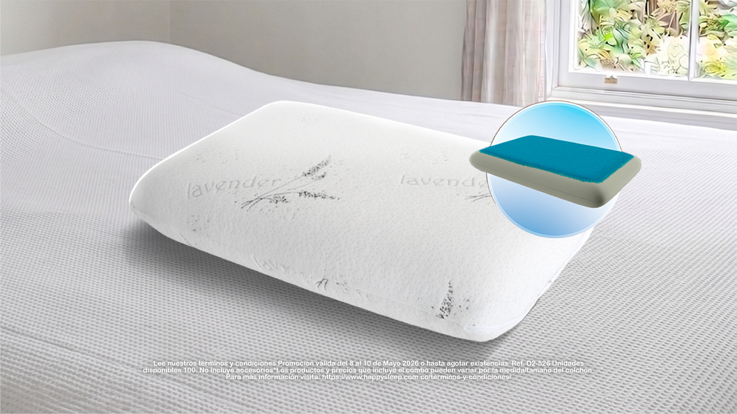 Almohada tradicional con gel mayo-2026