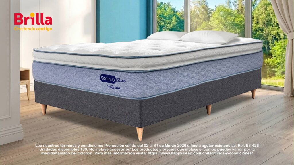 colchon somnus blue promocion brilla abril 2026
