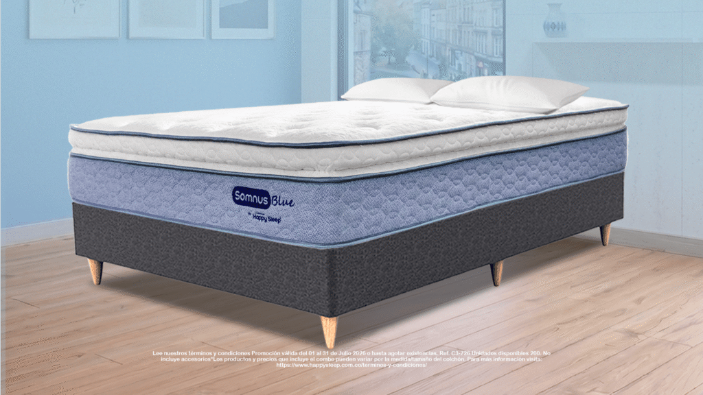 colchon somnus blue premium promocion julio 2026