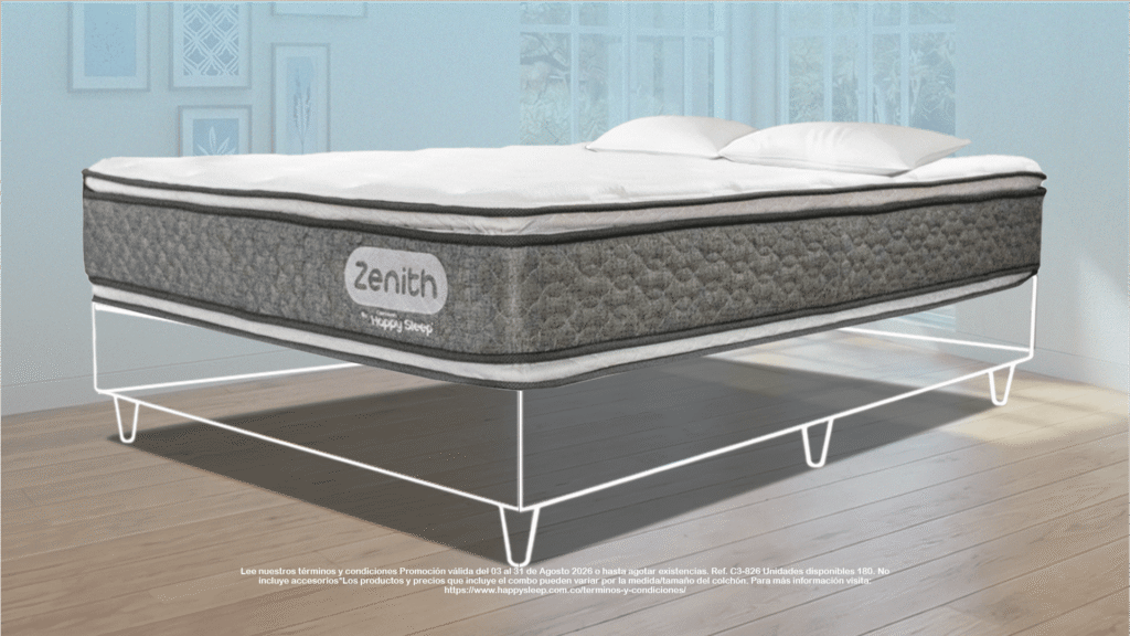 colchon zenith promocion agosto 2026