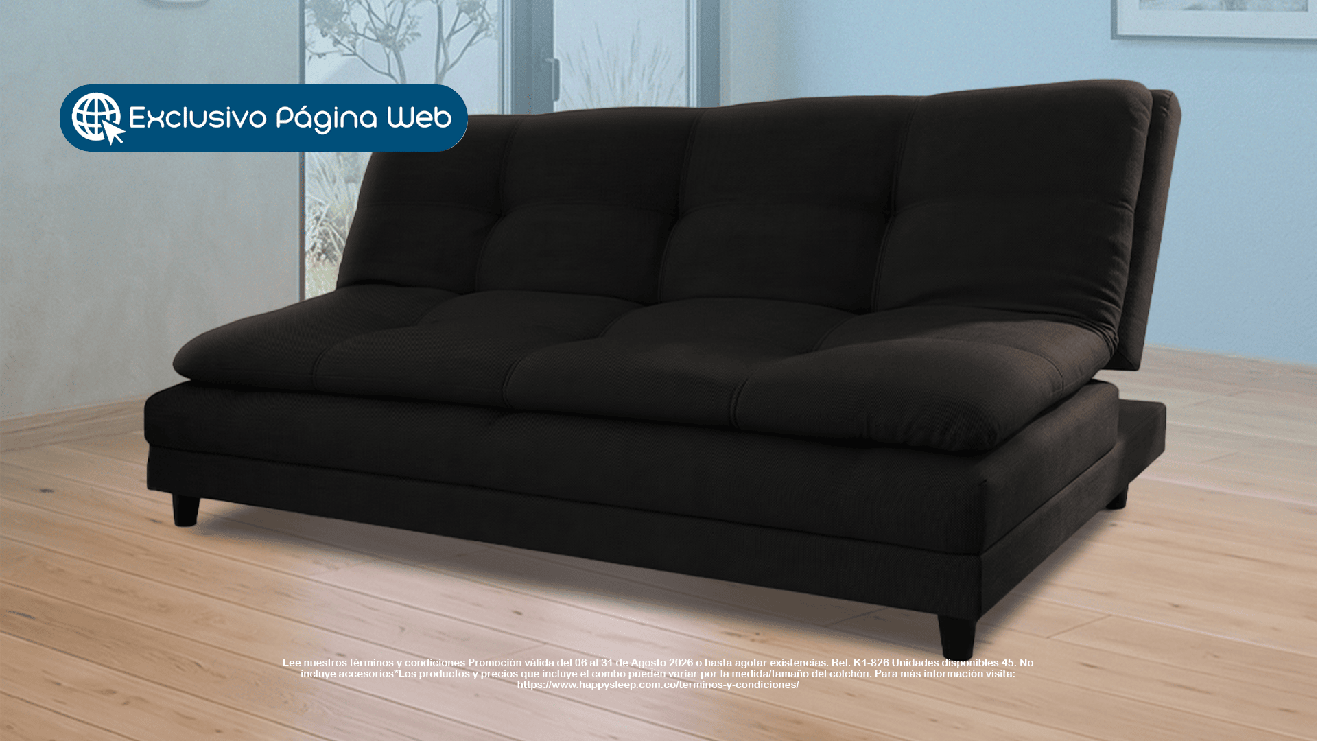 sofa cama urban promocion agosto 2026