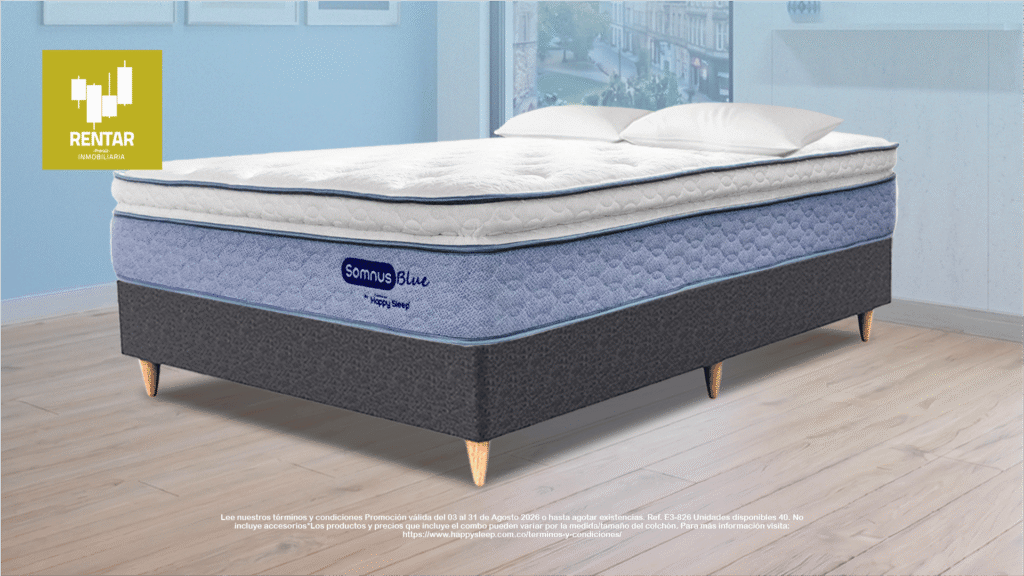 colchon somnus blue promo rentar agosto 2026