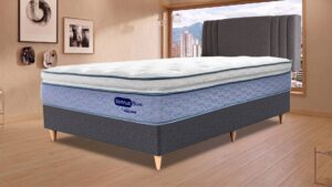 colchon somnus blue premium combo