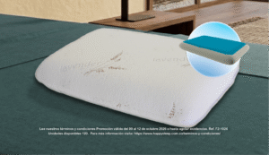 almohada tradicional con gel